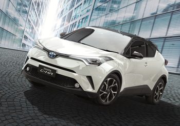 Toyota C-HR รุ่นปรับปรุงใหม่ เพิ่มสีขาวมุกหลังคาดำและดีไซน์ล้ออัลลอยใหม่