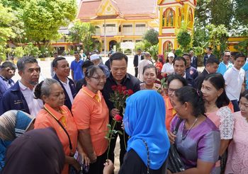 เลือกตั้ง62 : ‘อนุทิน’ ลงพื้นที่ปัตตานี ชูนโยบายคนพื้นที่ดูแล 3 จังหวัดใต้
