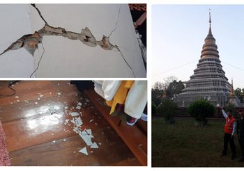 เปิดภาพความเสียหาย เหตุแผ่นดินไหวที่ลำปาง สะเทือนถึงเชียงใหม่