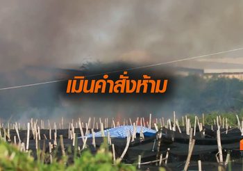 เกษตรกรไม่สนสั่งห้ามเผาตอซังข้าว-ไร่อ้อยกันเป็นว่าเล่น