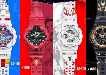 G-Shock x Gundam รุ่นพิเศษครบรอบ 40 ปี จัดเต็ม 4 แบบ แฟนพันธ์ุแท้กระเป๋าเงินสั่นสะท้าน