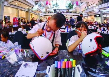 A.P. Honda เดินหน้าต่อเนื่องหนุน สังคมหัวแข็ง ปี 3 ขับขี่ปลอดภัยในสถานศึกษา