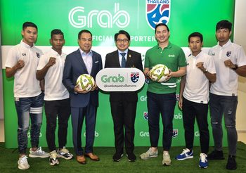 เชียร์ไทยไปกับแกร็บ! ส.บอลเปิดตัว ‘แกร็บ’ ผู้สนับสนุนฟุตบอลทีมชาติไทย