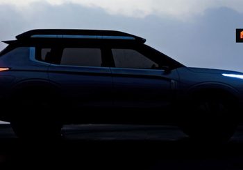 เปิดภาพทีเซอร์ให้เห็น Mitsubishi Engelberg Tourer ในมุมมองด้านข้าง