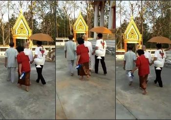งานบวชสุดเรียบง่าย มีแค่ ‘พ่อ แม่ ลูก’ แต่ความอบอุ่นเกินล้าน