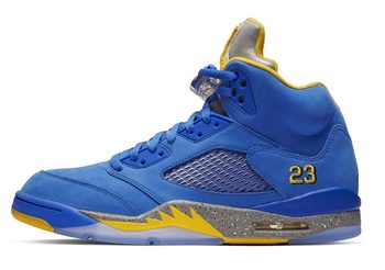 AIR JORDAN 5 LANEY JSP แรงบันดาลใจจากสีประจำโรงเรียนของ Michael Jordan
