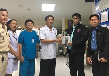 สบส.นำทีมเอ็มเสิร์ท ลงพื้นที่วัดค่าฝุ่น รพ.สงฆ์ พบอยู่ในเกณฑ์ดี