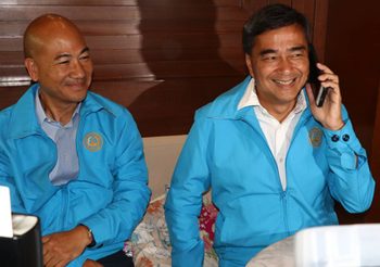 อภิสิทธิ์ แถลงหลังปิดหีบ ขอบคุณทุกคะแนนเสียงที่เลือก ปชป.