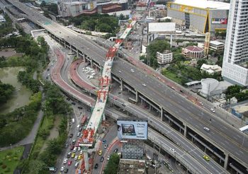 รฟม.เบี่ยงการจราจรบนถนนพหลโยธิน ช่วงสะพานคลองถนน-รพ.ภูมิพลอดุลยเดช