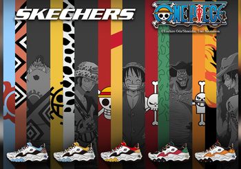 SKECHERS D-Lites x One Piece เผยโฉม 5 คาแรกเตอร์ พร้อมวางจำหน่ายในเมืองไทย