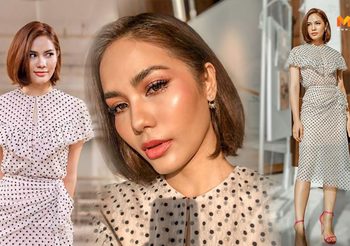 น้ำตาล ชลิตา ในลุคผมสั้น ความสวยไม่มีดรอป สมศักดิ์ศรีท็อป 6 มิสยูนิเวิร์ส 2016