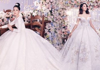 ชุดแต่งงาน สไตล์เจ้าหญิง เอาใจสาวหวาน สวยเหมือนหลุดออกมาจากเทพนิยาย