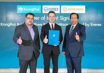 กรุงไทย จับมือ Everex และ Shwe Bank ให้บริการโอนเงินไปเมียนมา อำนวยความสะดวกแรงงานในไทย