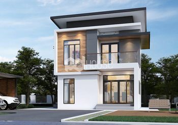 แบบ บ้านแนวโมเดิร์น 2 ห้องนอน 2 ห้องน้ำพื้นที่ใช้สอย 139 ตร.ม.