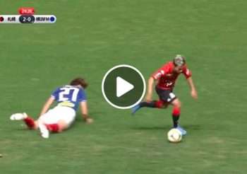 VIDEO : เตะก็แล้วดึงก็แล้ว? เหตุเกิดเมื่อ ‘ชนาธิป’ เล่นท็อปฟอร์ม (มีคลิป)