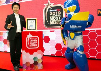Lamina รับรางวัล Thailand’s Most Admired Brand 2019 ต่อเนื่องเป็นปีที่ 5