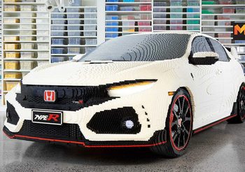 Honda Civic Type R ด้วยตัวต่อ Leko 3.2เเสนชิ้น ขนาดเท่าของจริง
