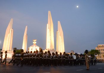 ซ้อมริ้วขบวนพระบรมราชอิสริยยศในสถานที่จริง พระราชพิธีบรมราชาภิเษก