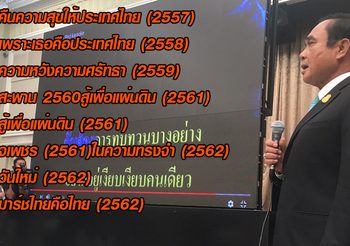 ครบอัลบั้ม!  บิ๊กตู่ ส่งเพลงมาร์ชไทยคือไทย ซิงเกิลล่าสุดมอบให้คนไทย