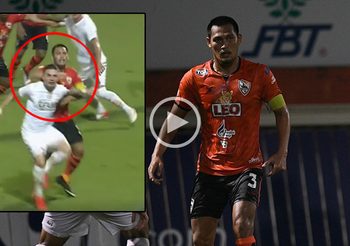 ขุนศอกศรีใส! ‘ธนะศักดิ์’ เดือดงัดโบนีญา-ฟันศอกทริสตอง โด ศึกโตโยต้า ไทยลีก กลางสัปดาห์(มีคลิป)