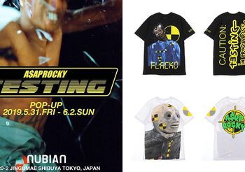 ASAP Rocky และ NUBIAN ปล่อยไอเท็มพิเศษ วางจำหน่ายที่ประเทศญี่ปุ่นเท่านั้น