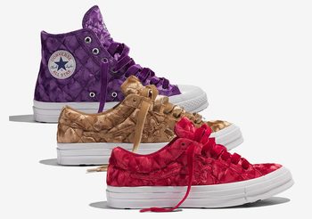 Tyler, The Creator และ Converse เผยรองเท้าคอลเลคชั่นล่าสุด Quilted Velvet Pack