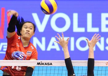 ทีมตบสาวไทย ฟอร์มร้อนแรง สอย เกาหลีใต้ 3-1 เซต ศึกวอลเลย์บอล เนชั่นส์ ลีก