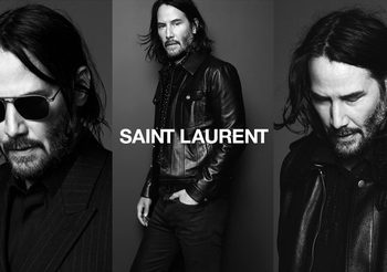 Keanu Reeves นายแบบคนใหม่ของ Saint Laurent กับมาดเข้มโคตรเท่!!
