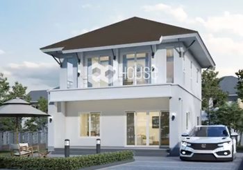 แบบ บ้านแนวโมเดิร์น 3 ห้องนอน 2 ห้องน้ำพื้นที่ใช้สอย 140 ตร.ม.