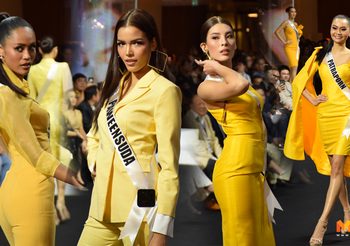 181 ภาพจุกๆ เปิดตัว 58 สาวงาม มิสยูนิเวิร์สไทยแลนด์ 2019 ในชุดโทนสีเหลือง
