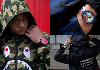 SWATCH x BAPE เมื่อโลกแห่งนาฬิกา และไอคอนแห่งสตรีทแวร์มาเจอกัน ผ่านลาย camo อันเป็นเอกลักษณ์