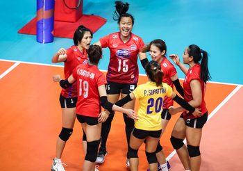 ทีมลูกยางสาวไทย ตบเด็ดขาดเอาชนะ เซอร์เบีย 3 เซตรวด ศึก เนชั่นส์ ลีก สนามสี่