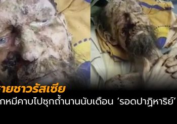 ชายชาวรัสเซียถูกหมีคาบไปซุกถ้ำนานนับเดือน ‘รอดปาฏิหาริย์’