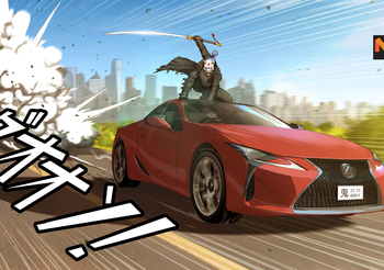 Lexus เหล่ารถเด่นไปปรากฎในโลกการ์ตูน สะท้อนความเป็นตัวตนที่ชัดเจน