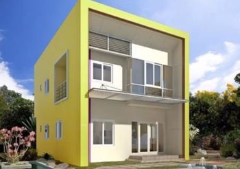 แบบบ้านสองชั้น 3 ห้องนอน 2 ห้องน้ำพื้นที่ใช้สอย 130 ตร.ม.