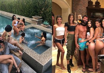 สาวๆ ต่างรุมล้อม Dan Bilzerian เจ้าพ่อนักโปกเกอร์เพลย์บอย ราชาแห่ง IG