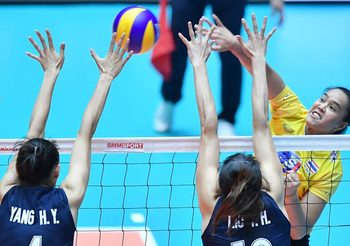 ทีมตบสาวไทย คว่ำ ทีมชาติจีน 3-1 เซต ลิ่วชิงชนะเลิศ วอลเลย์บอลชิงแชมป์เอเชีย