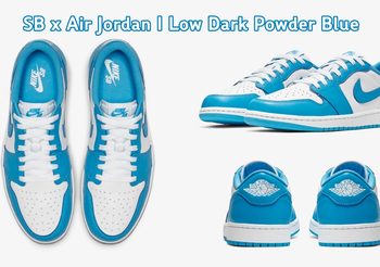 SB x Air Jordan I Low Dark Powder Blue ที่สุดของการรวมร่างพร้อมสีฟ้าสดใส