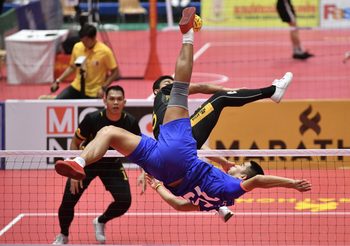 ทีมตะกร้อไทยมาตามนัด ลิ่วเข้าชิงชนะเลิศทีมเดี่ยว ศึก ตะกร้อ คิงส์คัพ 2019