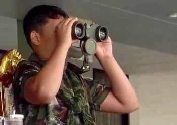 หาชมยาก เจ้าฟ้าทีปังกรฯ ทรงทัศนศึกษาการทหาร