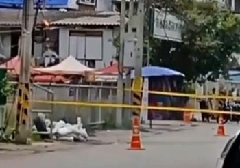 พบระเบิด 2 ลูกใกล้ สภ.บ้านโป่ง EOD เข้ากู้ก่อนยิงทำลาย