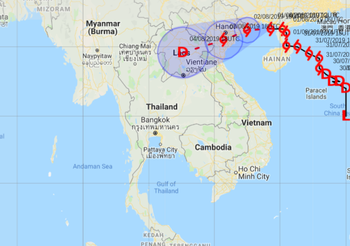 พยากรณ์อากาศวันนี้ (2 ส.ค.)