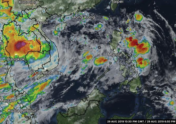 คาดพายุโพดุลเข้าไทยเช้านี้ ทั่วไทยฝนฟ้าคะนอง ฝนตกหนัก-หนักมากบางแห่ง