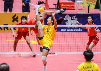 ทีมตะกร้อไทยลิ่วตัดเชือกทั้งชายและหญิง ศึกคิงส์คัพ 2019