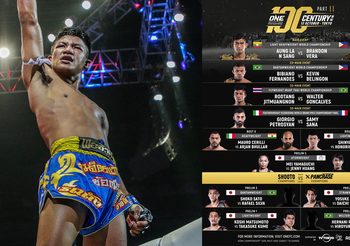 ONE: CENTURY ฉลองระเบิดศึกครบร้อย เผย 22 คู่ สุดยิ่งใหญ่ในหน้าประวัติศาสตร์