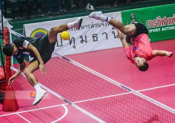 ปทุมธานี สะดุดเจ๊า กรุงเทพธนฯ โค้งสุดท้าย ตะกร้อ ไทยแลนด์ ลีก 2019