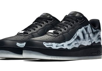 Nike เตรียมต้อนรับเทศกาลฮาโลวีนด้วยรองเท้า Air Force 1 Black Skeleton สีใหม่ล่าสุด