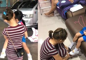 เพื่อนสนิทโพสต์เศร้า ความสัมพันธ์ ลัลลาเบล-น้องแบม ลูกสาววัย 3 ขวบ
