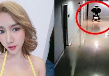คลิปอีกมุมนาที ‘น้ำอุ่น’ ลาก ‘ลัลลาเบล’ ออกจากลิฟต์ไปกับพื้นเข้าห้อง