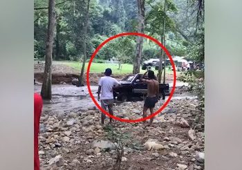 โผล่อีก! ออฟโรดขับลุยน้ำคลองมะเดื่อ ทำ นทท. ปวดหัวเรื่องมารยาท